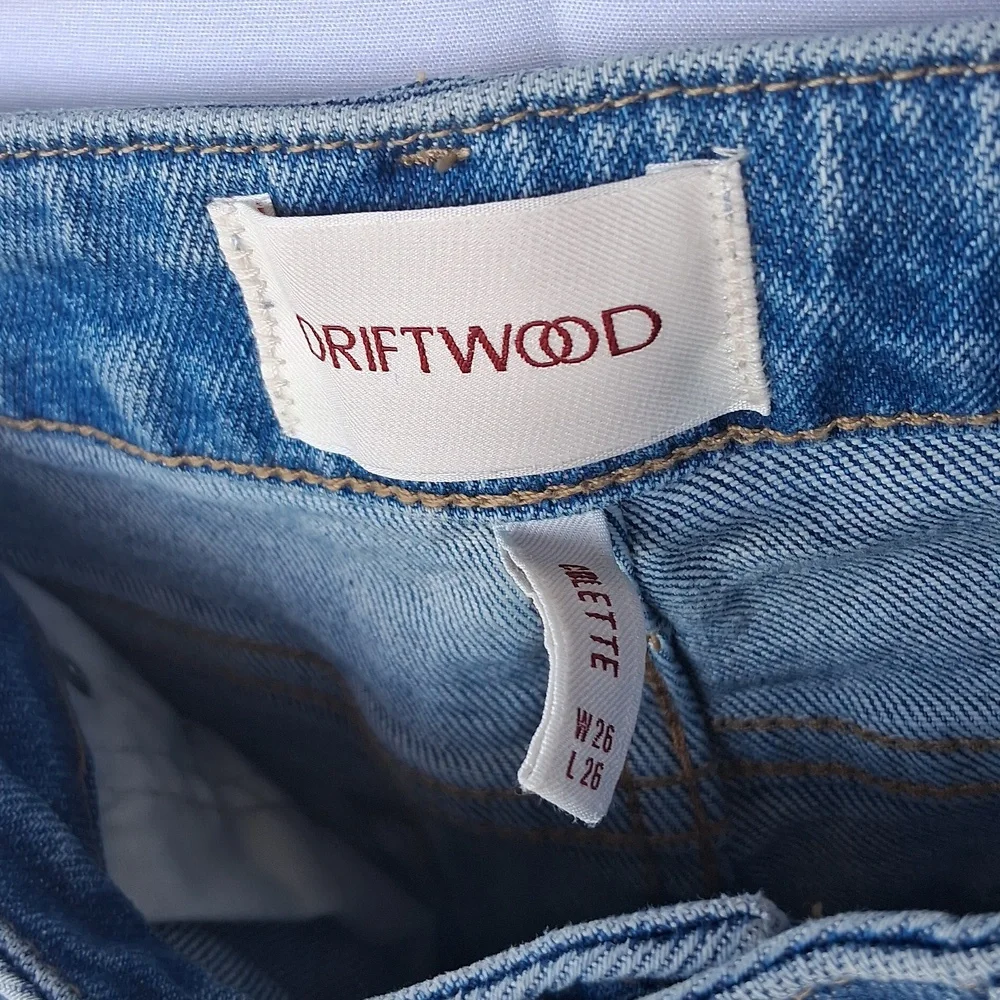 DRIFTWOOD embroidered jeans